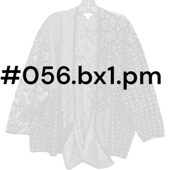 J. Jill Blue and Cream Patterned Cardigan - Picture 10 of 10